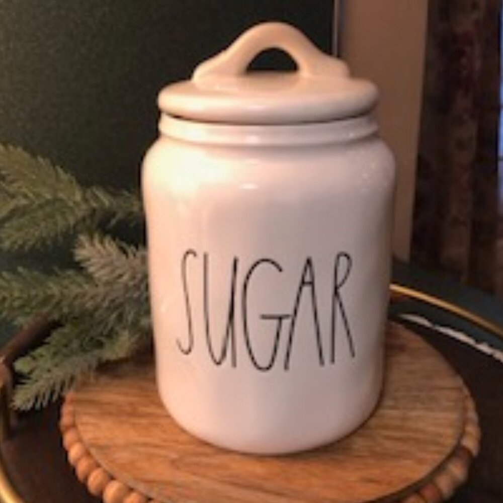 Rae Dunn Artisan Collection Canister • SUGAR